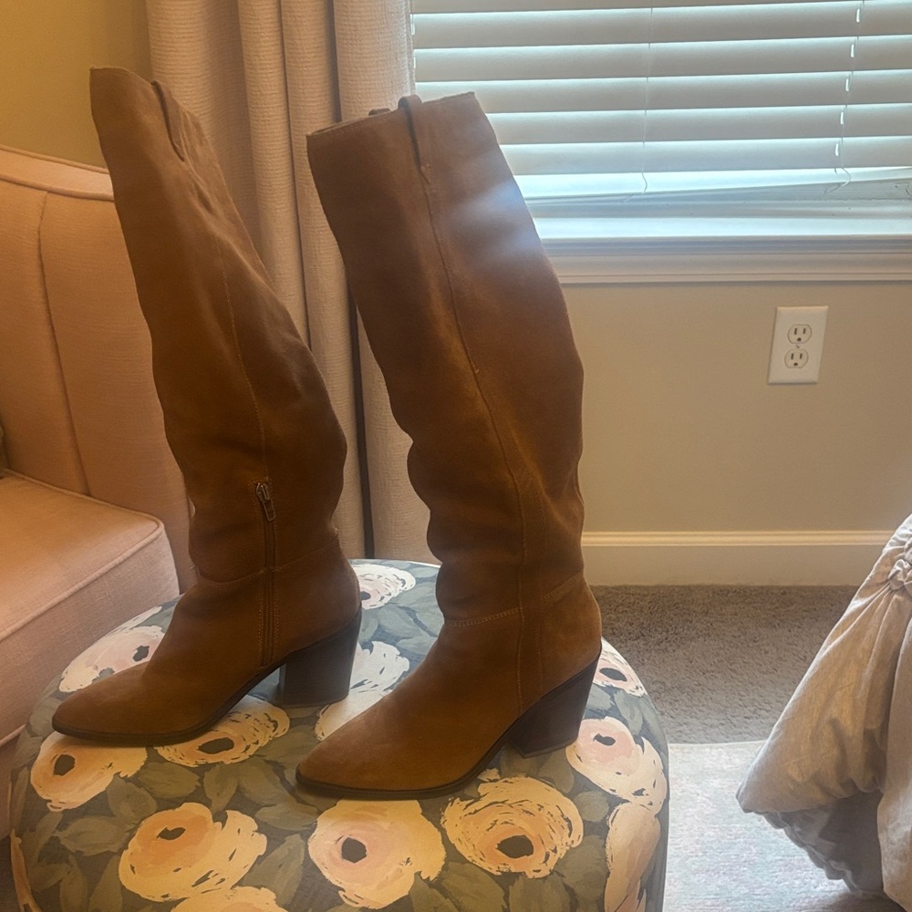Brown Knee-High Women's Boots